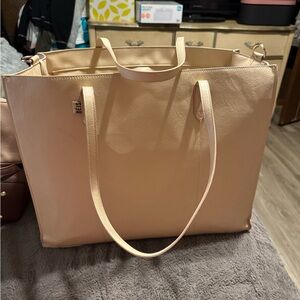 BEIS Cream Women's Tote Bag